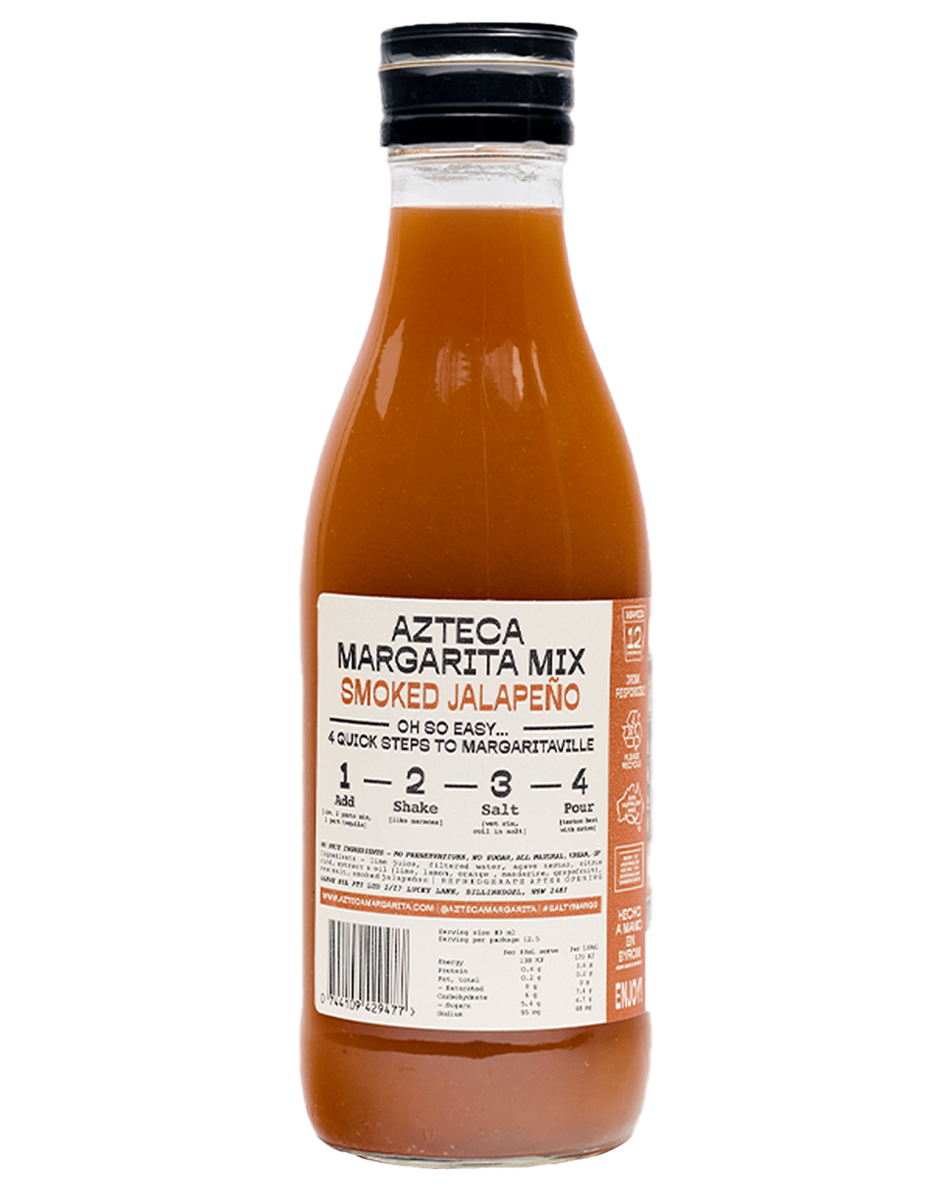 Buy Azteca Margarita Smoked Jalapeno Margarita Mix 1l Online (Lowest