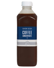  Petits Tresors Coffee<br>Concentrate  1L Seven Seeds Coffee Concentrate<br>Get ready for a fantastic caffeine kick with Seven Seeds’ new Coffee Concentrate! Seven Seeds’ new Coffee Concentrate is a new versatile staple for your home and office to share with your friends and workmates. For hot or cold use, one or two shots of Seven Seeds’ Coffee Concentrate is perfect for iced lattes, espresso martinis, over ice cream with amaretto, ideal for tira misu coffee cakes, smoked coffee marinades for BBQs with crispy chilli oil, extra strong e