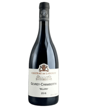  Chateau De Laborde Gevrey-<br>Chambertin-... 750ML Indulge in the timeless elegance of the Château de Laborde Gevrey-Chambertin Billards 2018, a distinguished Pinot Noir from one of Burgundy’s most historic estates. Crafted by winemaker Hervé Kerlann, this exquisite wine originates from the northern edge of Gevrey-Chambertin, an appellation renowned for producing some of the world’s finest Pinot Noirs. Sourced from 45-year-old vines in the Billards climat, characterized by deep clay-limestone soils, this limited-release luxury wine offers a deep