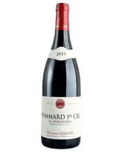  Domaine Lejeune Pommard 1er<br>Cru Poutures 2019  750ML Immerse yourself in the refined elegance of the Domaine Lejeune Pommard 1er Cru Poutures 2019, a premier cru 100% Pinot Noir from the prestigious Pommard appellation in Burgundy’s Côte de Beaune, France. Produced by Domaine Lejeune, a family-run estate celebrated for its terroir-driven wines, this 2019 vintage comes from the renowned Les Poutures vineyard, known for its iron-rich clay and limestone soils that lend intensity and finesse. The wine displays a deep ruby hue with complex aromas of bl