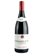  Domaine Lejeune Pommard 1er<br>Cru Poutures 2020  750ML Elevate your wine experience with the Domaine Lejeune Pommard 1er Cru Poutures 2020, a premier cru 100% Pinot Noir from the esteemed Pommard appellation in Burgundy’s Côte de Beaune, France. Crafted by Domaine Lejeune, a family-run estate renowned for its terroir-driven wines, this 2020 vintage hails from the prestigious Les Poutures vineyard, celebrated for its iron-rich clay and limestone soils that impart remarkable depth and elegance. The wine reveals a vibrant ruby hue with complex aromas o