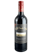 Wild Duck Creek Ducks &<br>Drakes Cabernet... 750ML Indulge in the bold elegance of Wild Duck Creek Ducks & Drakes Cabernet Sauvignon 2019, a 750mL masterpiece from Heathcote, Victoria. Sourced entirely from the northern vineyards at Colbinabbin, this 100% Cabernet Sauvignon is crafted by the family-run Wild Duck Creek Estate, known for its cult status since its first release in 1991. The grapes are fully destemmed, fermented in open fermenters with gentle hand-plunging, and matured for 22 months in French and American oak hogsheads (30% new), yi