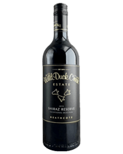  Wild Duck Creek Shiraz<br>Reserve 2019  750ML Indulge in the opulence of Wild Duck Creek Shiraz Reserve 2019, a 750mL icon from Heathcote, Victoria. Crafted from the estate’s Springflat vineyard with select bunch picks, this Shiraz is made with meticulous care—hard cane pruning, shoot thinning, and up to 50% whole bunches in the ferment to enhance texture. Matured for 23 months in 100% new French oak barriques, it boasts a deep, glass-staining red-purple hue. The bouquet is savoury and oaky, with coconut, toasty barrel, mocha, and espresso