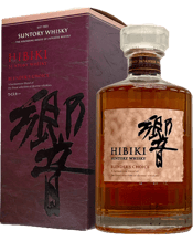 Hibiki Blender's Choice<br>Japanese Blended... 700ML Hibiki is embraced as an icon of Japanese luxury from the award-winning House of Suntory Whisky. The name Hibiki means "resonance" in Japanese and was first launched in 1989 to commemorate Suntory's philosophy of living in harmony with people and nature. Hibiki is a noble blend of innumerous malt and grain whiskies from Suntory globally acclaimed Yamazaki, Hakushu and Chita distilleries, meticulously blended to create a sense of "wa" - a oneness that unveils a full orchestra of flavours and arom