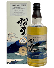  The Matsui Mizunara Cask<br>Single Malt Whisky... 700ML Matsui Mizunara Cask Single Malt Japanese Whisky single malt whisky distilled in the rich, natural environment of Tottori and aged in Mizunara (Japanese oak）casks. Combined with the bitter flavor of unblended whisky, a faintly sweet, aged aroma tickles the nose with a smooth yet rich, lingering aftertaste. This masterpiece, carefully crafted with heart and passion, is brought to proof with high-quality natural spring water from Mt. Daisen.