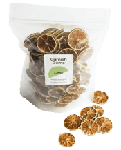  Garnish Game Lime Dehydrated<br>Citrus Slices Bulk... 500G Give drinks instant game with all natural 100% Australian dried lime wheels.<br><br /><br />Perfect for parties or events.<br><br /><br />With no added preservatives, flavours or colours you'll think of these flavour packed garnishes as your drink's ultimate accessory.<br><br /><br />Let them make a splash in a Mojito, Moscow Mule or spicy Margarita.<br><br /><br />Or you can always use them to decorate that Key Lime Pie you plan to whip up on the weekend.<br><br /><br /><br><br /><br />Vegan fr