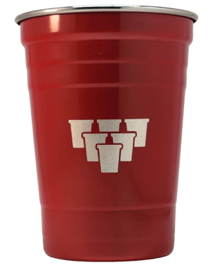 The Metal Party Cup Stainless Steel Classic Red Drinking Cup 500ml (12 Cups)  (Unbeatable Prices): Buy Online @Best Deals with Delivery - Dan Murphy's