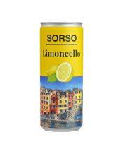 Sorso Limoncello Apertitivo<br>330ml  330ML Refreshing, Lively & Social, this Lemon Aperitivo is an all natural blend of fresh Lemons combined with Australian botanicals. These include Elderflower, Lemon Myrtle, Lemon Aspen, Bergamot & Angelica. Ready to enjoy ice cold. A drink to share with your friends while enjoying a delicious antipasto platter of Italian cheeses, olives, cured meats & breads.