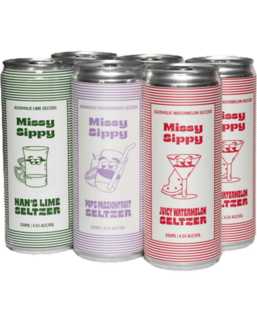 Buy Missy Sippy Mixed Flavour Seltzers 6 Pack Online (Lowest Price