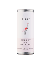  Turkey Flat Barossa Valley<br>Rosé 2025 250ml  250ML The can format is not only lightweight and easy to transport but also environmentally friendly, aligning with contemporary values of sustainability. Expect the same vibrant and refreshing notes that have made Turkey Flat's rosé a favourite! Bursting with the essence of strawberries, floral undertones, and a crisp finish!