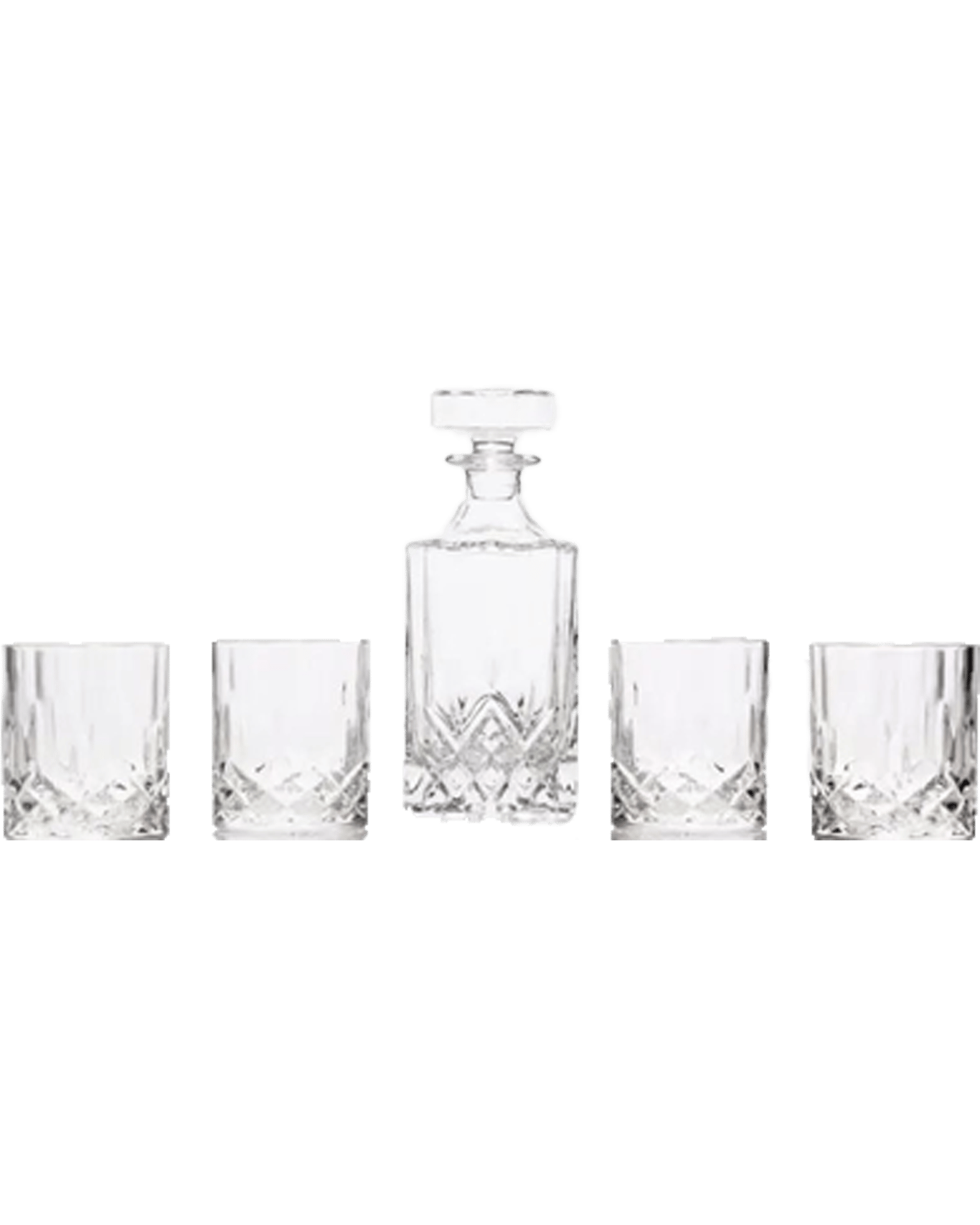 Buy Don Vassie Don Vassie Luxury Whisky Decanter Set With 4 Glasses
