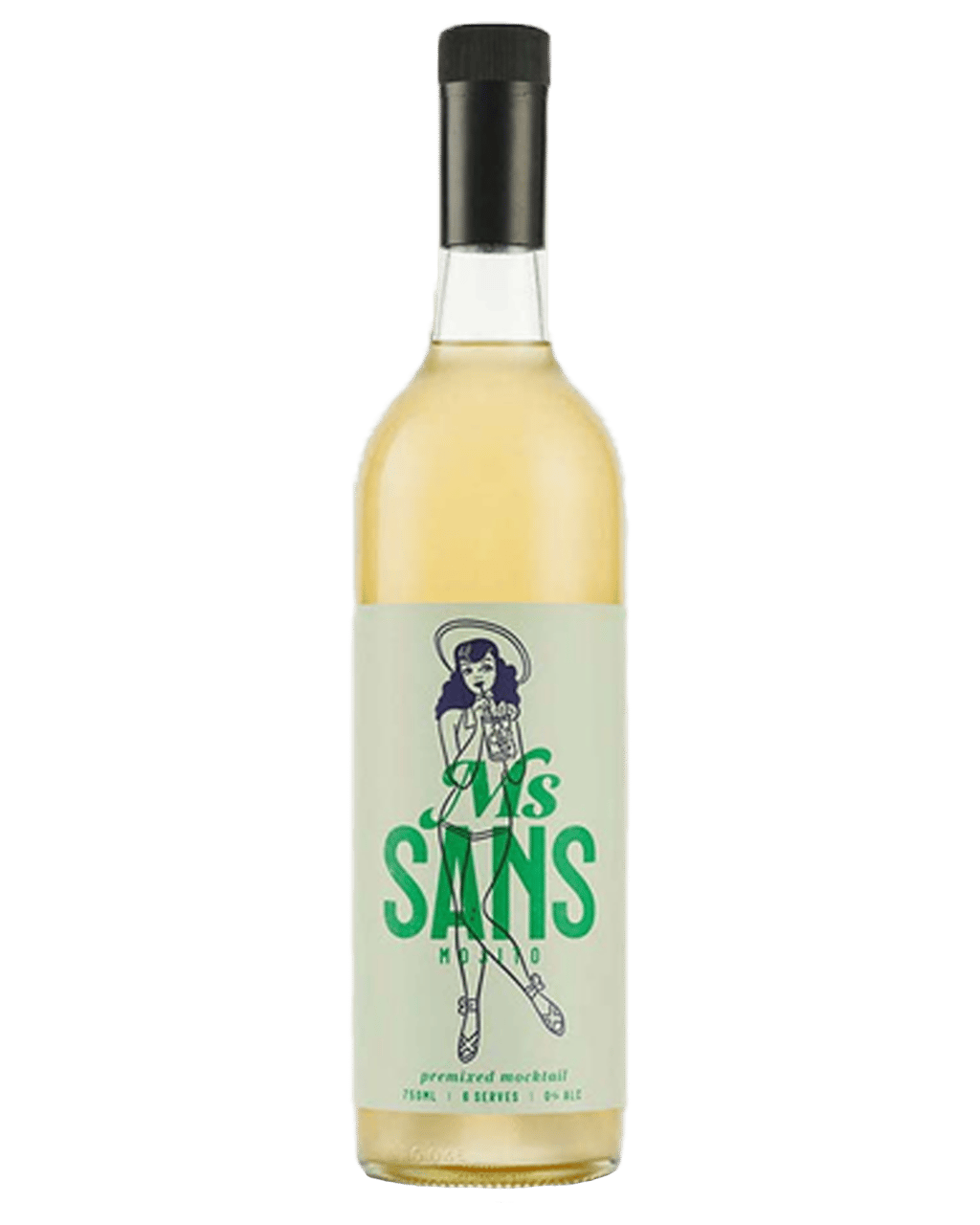 Buy Ms Sans Nonalcoholic Mojito Premixed 750ml Online (Lowest Price