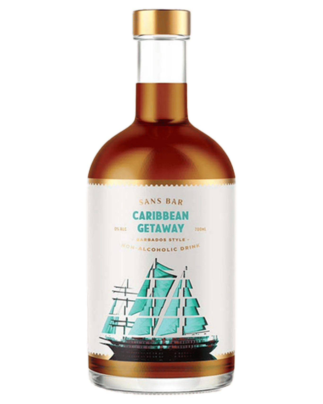 Buy Sans Bar Caribbean Getaway Non Alcoholic Dark Rum Substitute 700ml