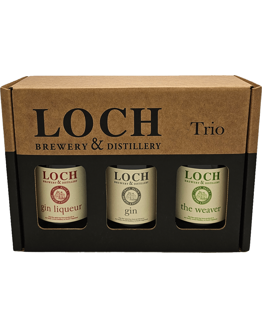 Loch Brewery And Distillery Gin Trio Classic T Set 200ml Unbeatable Prices Buy Online Best