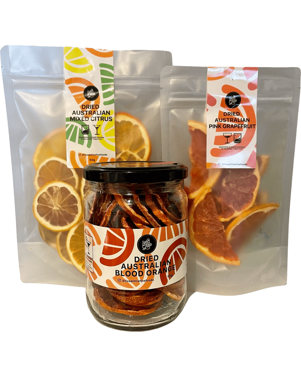 Buy Live A Little Pink & Pretty - 60g Dried Australian Blood Orange ...