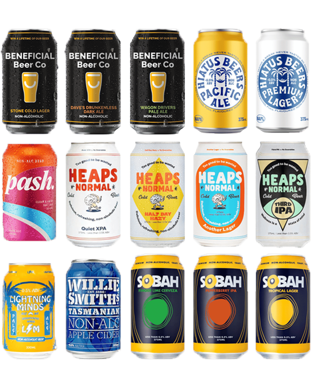 Buy Cheersbox Mixed Craft Non Alcoholic Beer And Cider Pack Online