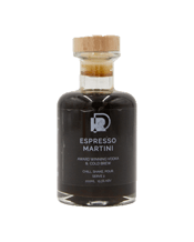  Reef Distillers Espresso<br>Martini 200ml  200ML Experience the ultimate “Bartender in a Bottle” by Reef Distillers.<br>Fuss free premium cocktails.<br>Handcrafted with love, this Espresso Martini combines the smooth essence of award-winning Pacific Ocean Vodka with the bold flavours of premium Cold Brew Coffee from Industry Beans. A hint of vanilla adds the finishing touch, offering a balanced mix of clarity and indulgence, ready to serve.<br>ABV 15.3%. 200ml. Serves 2.<br>1.2 STD Drinks per serve. 2.4 STD Drinks per bottle.<br>Ingredients: P