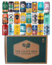  The Craft Beer Cottage Mixed<br>Pack 375ml  375ML When a dozen beers are just not enough! Perfect for summer weekends, watching sporting events, hosting guests, or just making sure your cooler is reliably full, our 24 Mixed Pack takes you on a massive tasting adventure with a wide array of vastly different craft beers – and we guarantee you won’t easily find these anywhere else!<br>WHAT'S IN THIS PACK<br>1 x Sunday Road Enigma Aust Pale Ale<br>1 x Ocean Reach Pale Ale<br>1 x Jervis Bay Bright Idea XPA<br>1 x Akasha Super Chill Pacific Ale<br>1