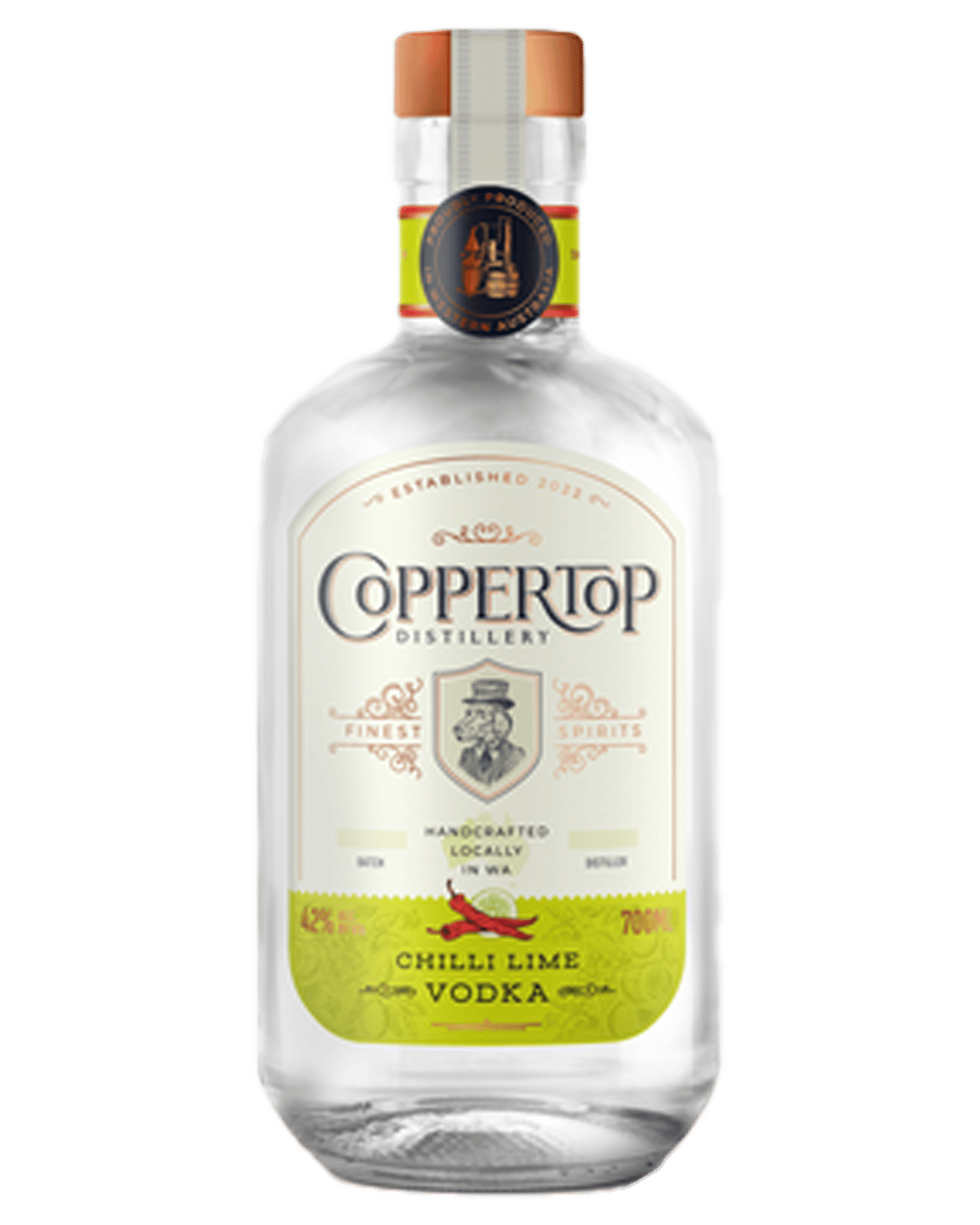 Buy Coppertop Distillery Chilli Lime Vodka 700ml Online (Lowest Price Guarantee) Best Deals
