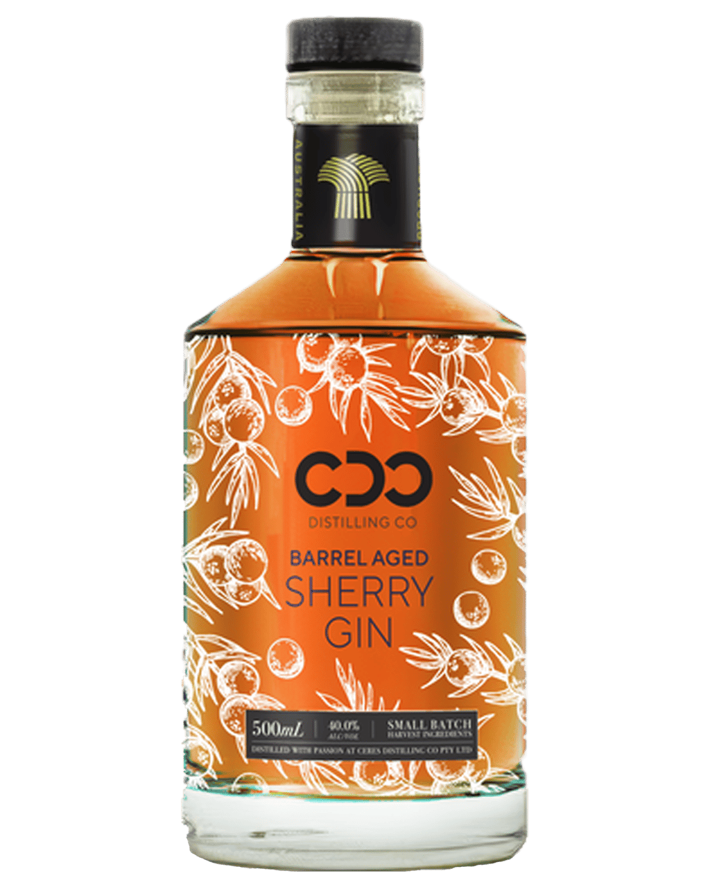 Buy Cdc Distilling Co Barrel Aged Sherry Gin 500ml Online Lowest Price Guarantee Best Deals 