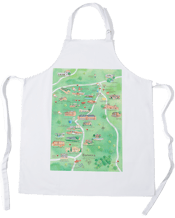  Australian Map Gifts Barossa<br>Wine Region Map Apron &...  If you know someone who loves the Barossa, surprise them with a set of water colour-illustrated Barossa wine region map tea towels and matching bar apron.<br>Featuring 15 of the Barossa’s most iconic wineries such as Chateau Tanunda, Yalumba and Seppeltsfield a, 15 accommodation properties and 15 local attractions including Maggie Beer's Farm Shop, the full-length bar aprons and matching tea towels make a delightful and attractive keepsake.<br>Packable, postable and lightweight, these make a gre