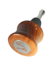  Well Stopped Stopper<br>Dolphins Spirit/wine...  The dolphins...this wine spirit bottle stopper is made in Australia. The timber used is native timbers locally sourced. The stainless steel is grade 316 food rated, the rubber seals are also food rated and will not break down over time!<br>You can choose either cone shaped (WSS-01) or tear drop shape (WSS-02) to suit or order one of each!<br>When ordering, indicate what shape you'd like.<br>NOTE: Some timbers may vary in species, grain, colour depending of availability...but will still be of the