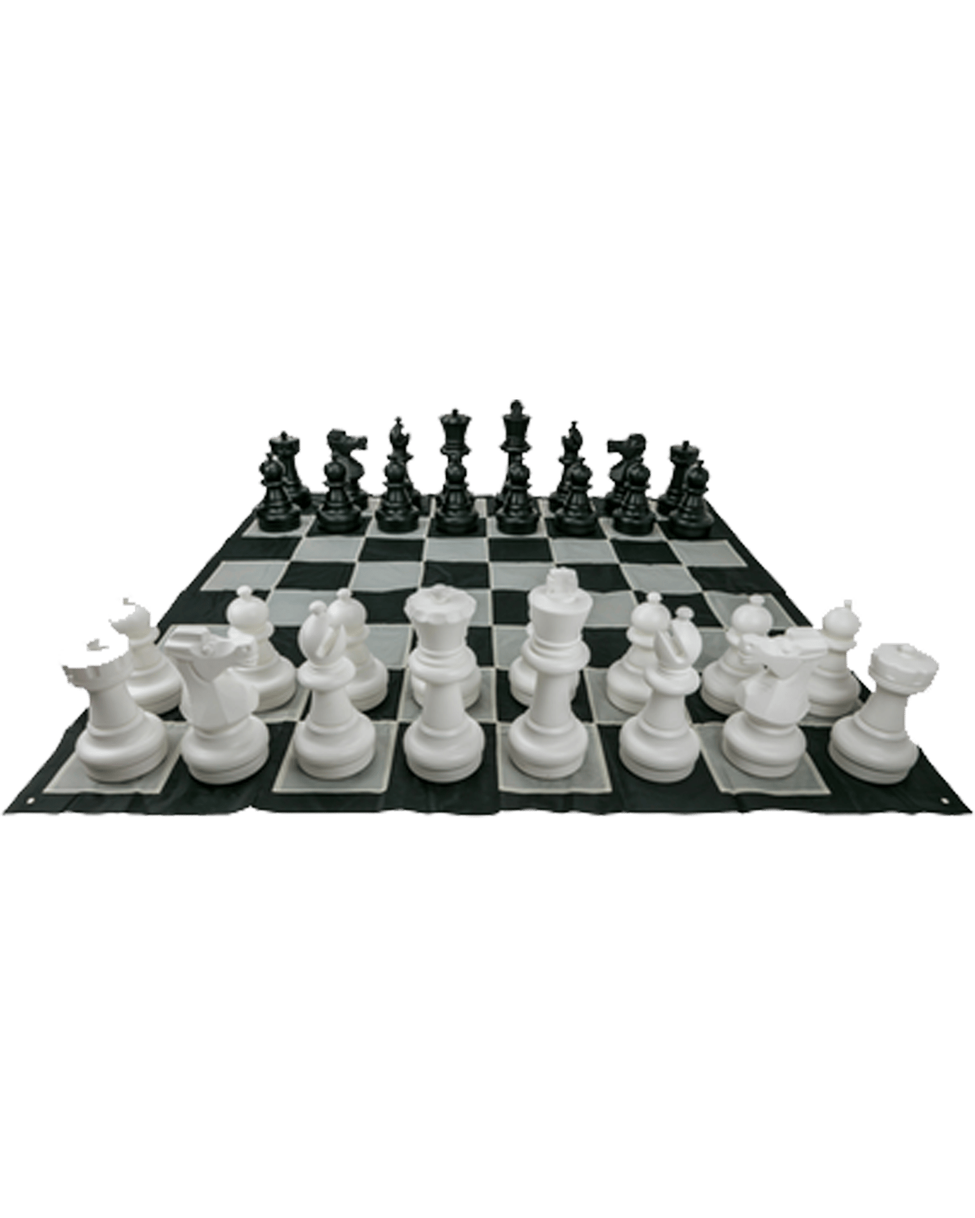 Buy Jenjo Games Giant Size Plastic Outdoor Chess Game Set W/mat 3x3m