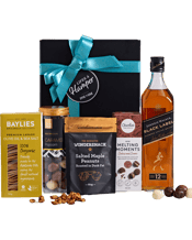  Lifes A Hamper Scotch Lover<br>700ml  700ML Why not treat your client or loved one to our divine scotch lover hamper!<br>The Scotch Lover Hamper is a luxurious gift perfect for any special occasion. Featuring the renowned Johnnie Walker Black, one of the most sought-after premium aged whiskies in the world, this hamper is elegantly curated with a selection of Australian gourmet products to elevate the whisky tasting experience. Whether it's for Father's Day, a birthday, or to offer sympathy, this hamper is an ideal choice for those who ap