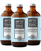  Twenty39 Qarbo Syrups<br>Traditional Indian... 500ML Made in Victoria, Australia.<br>This 3-Pack has three 500mlTraditional Indian Tonic syrups.When mixed with water in your qarbo Sparkling beverage maker, each bottle makes 4 litres of sparkling premium tonic water.<br>Crafted with care, these syrups boast a gluten-free, non-GMO, vegan formula, ensuring they cater to diverse dietary preferences while delivering an explosion of flavour – all with30% less sugar than regular tonics.<br>What sets them apart?<br>TheTraditional Indian Tonic syrupoffers