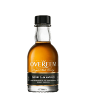  Overeem Whisky Sherry Cask<br>Matured Single Malt... 50ML Aged in French Oak ex-sherry casks, this award-winning whisky offers notes of dark chocolate, chewy toffee, and stewed fruits that are wonderfully balanced with shaved almonds, marzipan, cinnamon and light spices.