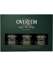  Overeem Whisky Trio Gift<br>Pack 200ml  200ML A wonderful gift for someone wishing to explore and enjoy the core range of Overeem Single Malt Whiskies.<br>Gift Box contains 3 x 200mL bottles.<br>Bourbon, Port, & Sherry Cask Matured Single Malt Whiskies, all presented at 43% ABV Distiller Strength.