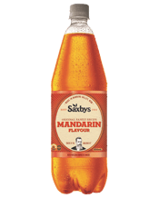 Saxbys Pet Mandarin 1.25l 1.25L It is said that George Saxby went to visit his friend Amanda. Upon arriving at her place he asked; “Is Amanda in?” A day later this flavour was bottled. Made to an original family recipe since 1864, Proudly Australian owned and Australian made, Serve ice cold for maximum enjoyment.
