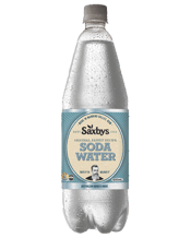  Saxbys Pet Soda Water 1.25l  1.25L You don’t need an excuse for pure water with bubbles. Made to an original family recipe since 1864, Proudly Australian owned and Australian made, Serve ice cold for maximum enjoyment.