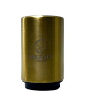  Solkatt Designs Automatic<br>Bottle Opener - Gold   Battery-free Gold Automatic Bottle Opener. Crafted from high-quality stainless steel, this opener makes removing bottle caps effortless with just a push down on the lid.<br>Easily pops off caps in seconds. Made from sturdy stainless steel for long-lasting use. Ideal for home, parties, or job sites. Compact and portable for easy use anywhere.