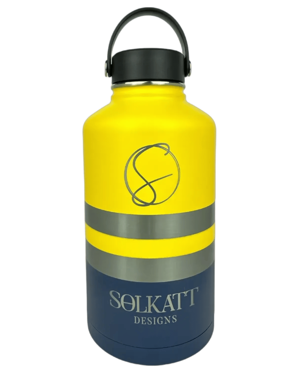 Buy Solkatt Designs Yeah Nah Yellow Insulated Tradie Water Bottle Wide
