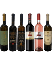  Various Mixed Georgian<br>Tasting Case 2022  750ML Perfect for wine lovers to sample a selection of Georgian wine and want to experience what the hype is all about. Our tasting case will consist of 1 bottle each of the following:<br>Shumi, TSINANDALI - white wine with Rkatsiteli , Mtsvane grape variety<br>Shumi, SAPERAVI QVEVRI - red wine traditionally matured in clay vessel<br>Shumi, KISI QVEVRI - amber wine traditionally matured in clay vessel<br>Marani, Saperavi - red wine with Saperavi grape<br>Marani, Saperavi Rose - rose style wine make fr