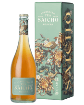  Saicho Premium Hojicha<br>Sparkling Tea... 750ML Originating in Kyoto in the 1920s as a way of utilising leftover leaves, stems, stalks and twigs, Hojicha is a roasted green tea from Japan. The tea has a deep umami character and notes of nori seaweed, roasted hazelnut and delicate smoke, with dry and woody tannins.<br>Pairs well with sushi or mushroom risotto.<br>750mL bottles are available as a single bottle or as a pack of 6 bottles.<br>*All single 750mL bottle purchases will come with a complimentary gift box subject to availability.