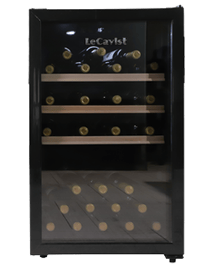 63 Bottle Wine Fridge Single Zone Steel