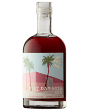  Bathtub Gin Co Distillery<br>Best Day Ever Gin... 700ML A ‘rested’ gin, pink in colour from resting on fresh Australian cherries.<br>Sounds delicious and it is! Just keep in mind this is not a sweet gin. This gin is a dry floral style, which does have a sweet fruit driven element, but also plenty of juniper punching through.