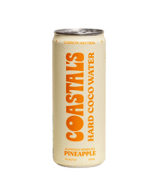 Coastals Hard Coco Water<br>Pineapple 320ml 320ML Sip the Sunshine. Escape to the Tropics.<br>Bright, tangy, and wildly refreshing. <br>Coastal's Pineapple is your sun-kissed getaway in a can.<br>Crafted with 100% natural coconut water, real pineapple juice, and pure vodka, it delivers a clean, crisp taste with absolutely no added sugar or sweeteners.<br>Naturally hydrating and packed with electrolytes, it’s the tropical drink your cooler’s been waiting for.