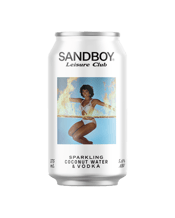  Sandboy Leisure Club<br>Sparkling Coconut... 375ML At Sandboy, we took Australia's most coveted coconut water RAW C and gave it that extra something. Think of it as coconut water that graduated with honors, then decided to take a permanent vacation.<br>We keep it 100% natural – the way all the best stories start. Australian made, because they seem to know a thing or two about turning leisure into an art form. Every sip comes loaded with nature's own, because whatever you did last night, you're probably going to do it again tomorrow. This isn't j