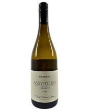 Tradinggrapes Kir-yianni<br>Assyrtiko Amyndeon... 750ML From one of Greece’s most respected estates, this high-altitude Amyndeon Assyrtiko is bright and mineral, showing stone fruit, citrus and white blossom with signature salinity. Crisp, structured and refreshing, it offers a softer, more approachable take than the classic Santorini style.