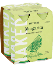  Naked Life Non Alc Margarita<br>Can 250ml  250ML Sugar Free, Naturally Sweetened, Crafted with Distilled Botanicals<br>Lovingly Crafted<br>Yes, our sparkling Marg's got zesty Tahitian lime extracts, unmistakable tequila notes, just the right touch of salt, and crafted with distilled botanicals.<br>But it’s what it hasn’t got that gets us equally excited.<br>It’s free from the shackles of always having to choose booze, mixed with the freedom to go your own way.<br>For a life that's anything but standard.