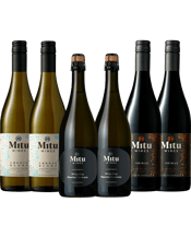  Mitu Wines Celebrate Moments<br>Together Party... 750ML Celebrate the festive season with Mitu Wines’ Party Pack—featuring 2 Shiraz, 2 Chenin Blanc, and 2 Premium Sparkling Pinot Noir Chardonnay. Our Shiraz and Chenin Blanc form part of the sustainable lightweight glass range, while every bottle carries Braille—‘me and you’—honouring inclusivity. Vegan friendly and proudly Indigenous-owned, crafted to celebrate culture, connection, and moments together.