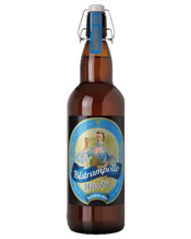  Bistrampolio Weissbier Pale<br>Beer 1l  1000ML WEISSBIER<br>Unfiltered, 4.6% alc. volume<br>All men are beautiful, but they have nothing on pretty ladies with a beer moustache! Even if you can see the trees are swaying in a gloomy wind outside your win - dow, and you know the snow is deep on the ground, summer will be restored with every sip of this wheat beer! It warms you up on a cold winter day and refreshes in the heat of the summer. This beer is a delicate duet of wheat and fruit, intensified by the process of open fermentation and acco