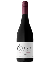  Calais Estate Mudgee Peiti<br>Verdot 2022  750ML A robust palate of lilac and sage, with redcurrant undertones and subtle spice.&nbsp;This wine has the unique ability to pair with a vast array of dishes - try it with dark chocolate and you won't be disappointed!