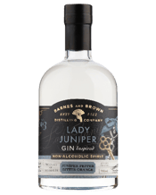  Barnes And Brown Lady<br>Juniper - Gin... 700ML This delicious finely crafted non-alcoholic liquor is inspired by the flavours of a classic London Dry Gin. This beverage captures the real essence of the classic gin, with aromas of orange blossom, lime, jasmine, and juniper.