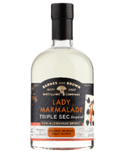  Barnes And Brown Lady<br>Marmalade Triple... 700ML This delicious finely crafted non-alcoholic liquor is inspired by the flavours of a classic French Triple Sec. Enjoy aromas of orange zest, herbs, mint, and spicy aromatics.