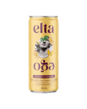 Elta Ego Alcohol-free<br>Passionfruit... 250ML Double award winner at the 2024 Outstanding Food Producer Awards and Cuisine Artisan Food Awards<br>Low Sugar · Low Calorie (only 33 Cal per can) · All Natural · Bioactive Adaptogens<br>Embark on a tropical journey with vibrant notes of passionfruit, zesty lime and a touch of sweet agave. This is your escape to paradise sans the holiday hangover.<br>Not only do elta ego cocktails have award-winning flavour but they also contain bioactive adaptogens (maca, ginseng, l-theanine) that help lift your