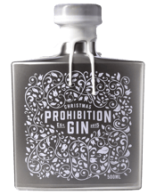Prohibition Liquor Co.<br>Christmas Gin 2025... 500ML Prohibition Christmas Gin Prohibition’s 2025 Christmas Gin features rich figs, cherries, festive spices & bright citrus, capturing the spirit of the season. In a beautiful Silver bottle with a white wax seal and presented in a gift box, this is the perfect gift of gin.